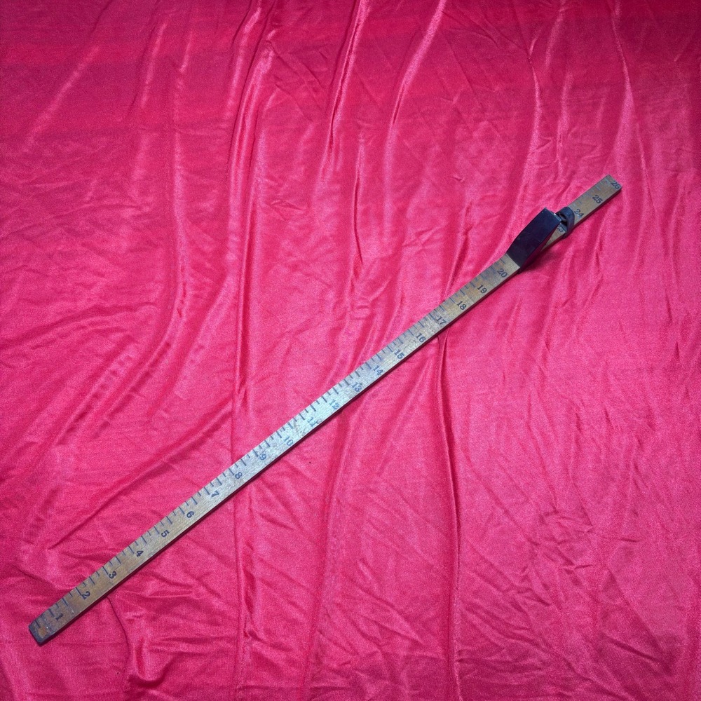 Vtg Collins Nee-Tan-Ezy Self Skirt Maker Wood‎ Sewing Tailor Ruler Missing Stand